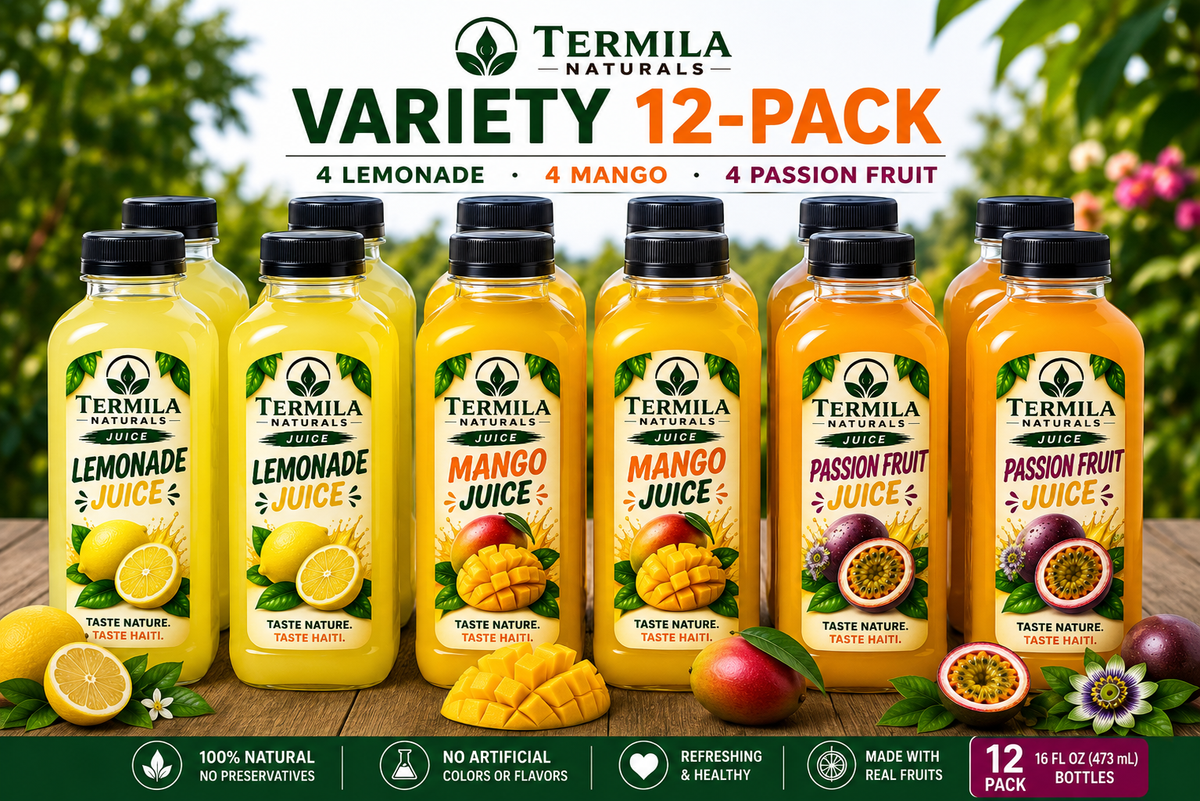 (Variety Pack 12) Termila Naturals Juice